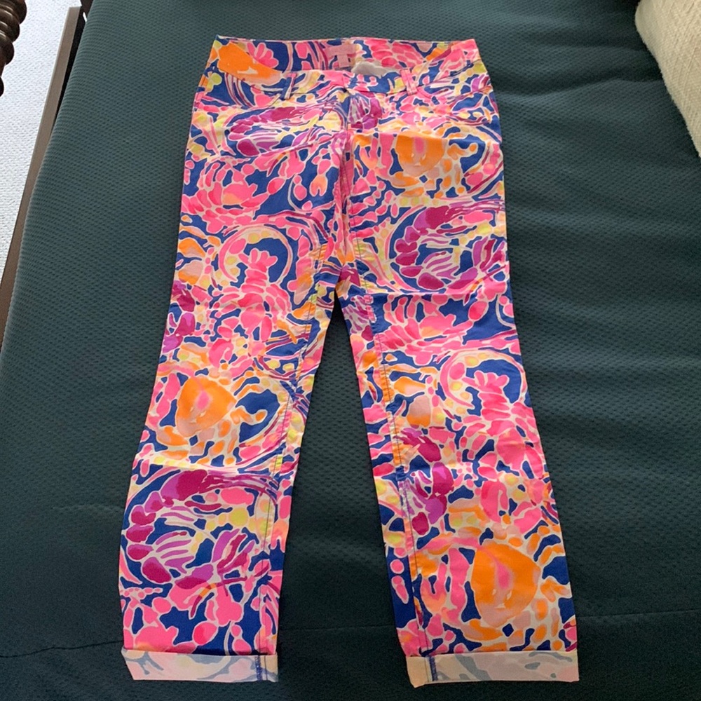 Lilly Pulitzer cropped chino pants